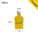 250ml A PET Plastic Cold Brew Bottle Silver Alu Cap 200/ctn