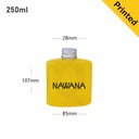 250ml B PET Plastic Cold Brew Bottle Silver Alu Cap 200/ctn