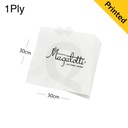 White Paper Napkin 30x30cm 1Ply 4000/ctn