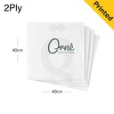 White Paper Napkin 40x40cm 2Ply 2000/ctn