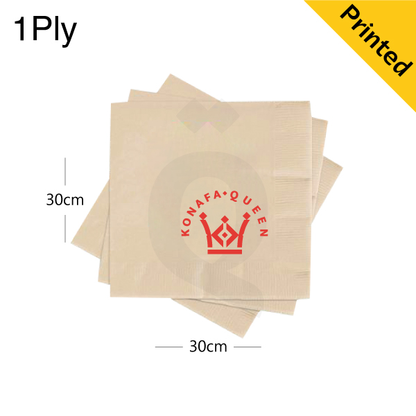 Browne Paper Napkin 30x30cm 1Ply 4000/ctn