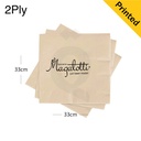 Browne Paper Napkin 33x33cm 2Ply 2000/ctn