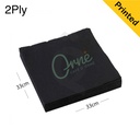 Black Paper Napkin 33x33cm 2Ply 2000/pcs