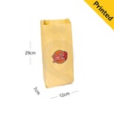 Satchel Kraft Paper Bag 12×7×29 cm 1000/ctn