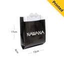 Black - Satchel White Paper Bag 13×4×17 cm 1000/ctn