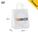 #6 White Paper Twisted Handle Bag Size 28x16x32cm 200/ctn