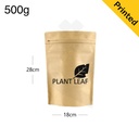 500g Kraft Stand Up Ziplock Valve Bag 250/ctn