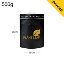 500g Black Stand Up Ziplock Valve Bag 300/ctn