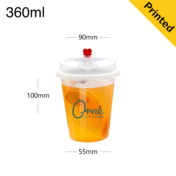 360ml/90mm PP Plastic Cup 500/ctn