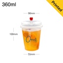 360ml/90mm PP Plastic Cup 500/ctn
