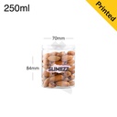 250ml/70mm PET Plastic Jar Clear PP Cap 100/ctn