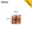 250ml/85mm PET Plastic Jar Clear PP Cap 100/ctn