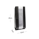 Satchel Black - White Paper Window Bag 12×29×7cm 1000/ctn