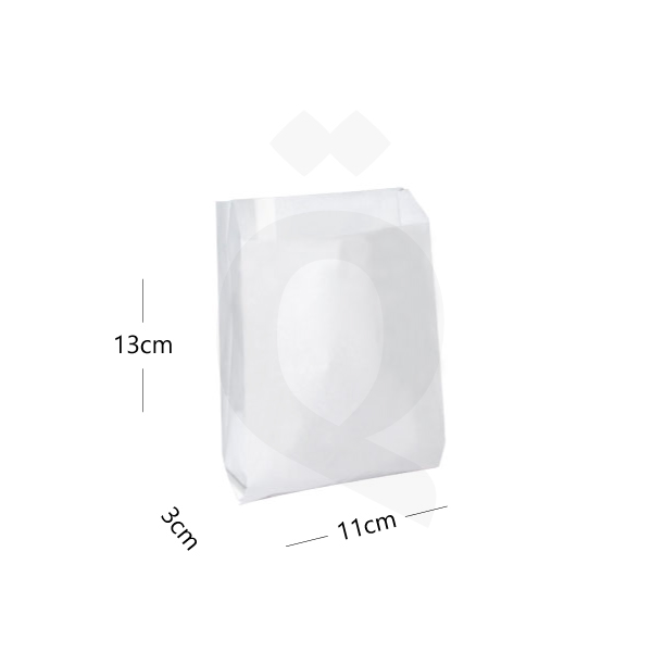 11×3×13cm Satchel White Paper Bag 1000/ctn