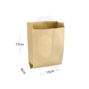 Satchel Kraft Paper Bag 13×4×17 cm 1000/ctn