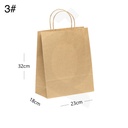 #3 Kraft Paper Twisted Handle Bag Size 23x18x32cm 200/ctn