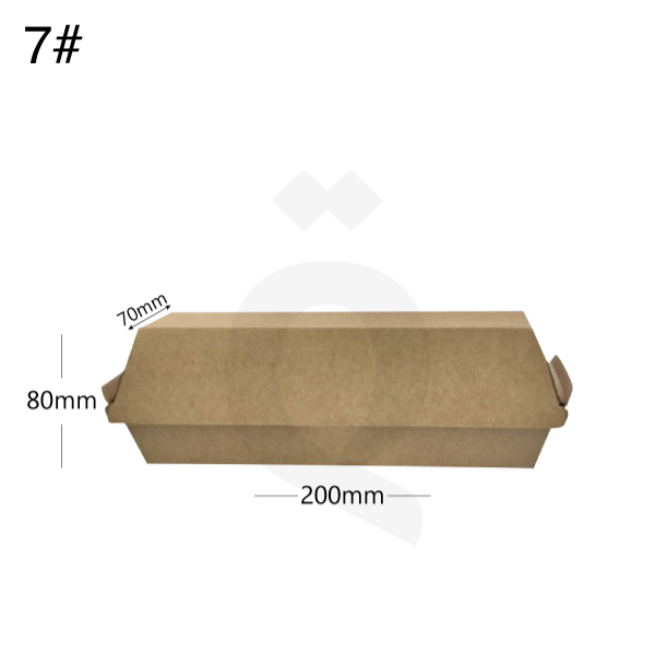#7 Kraft Paper Sandwich Box Size 20x7x8cm 200/ctn
