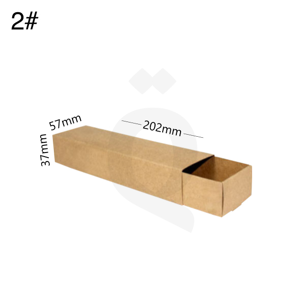 [004046] #2 Kraft Paper Drawer Box 500/ctn