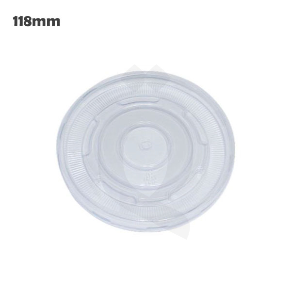 [005028] 118mm PP Plastic Soup Cup Lid 500/ctn