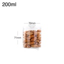 200ml/70mm PET Plastic Jar Clear PP Cap 100/ctn