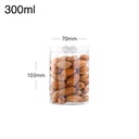 300ml/70mm PET Plastic Jar Clear PP Cap 100/ctn