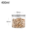 400ml/90mm PET Plastic Jar with Alu Cap 150/ctn