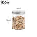 800ml/90mm PET Plastic Jar Alu Cap 100/ctn