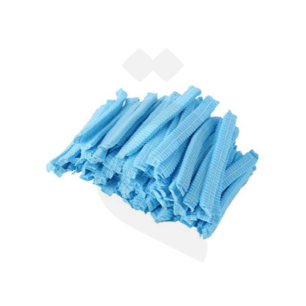 [008019] Blue Nurse Hair Cap 1000/ctn