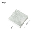 White Paper Napkin 33x33cm 2Ply 2000/ctn