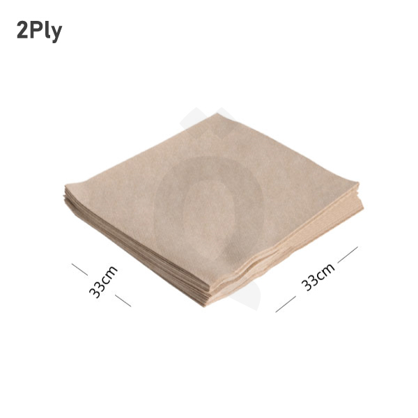 Browne Paper Napkin 33x33cm 2Ply 2000/ctn