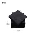 Black Paper Napkin 33x33cm 2Ply 2000/pcs