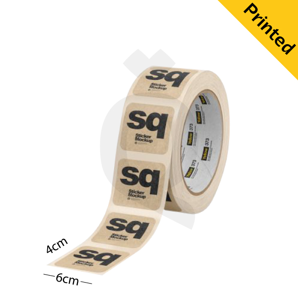 [500003] Sticker Label Size 4x6cm Printed