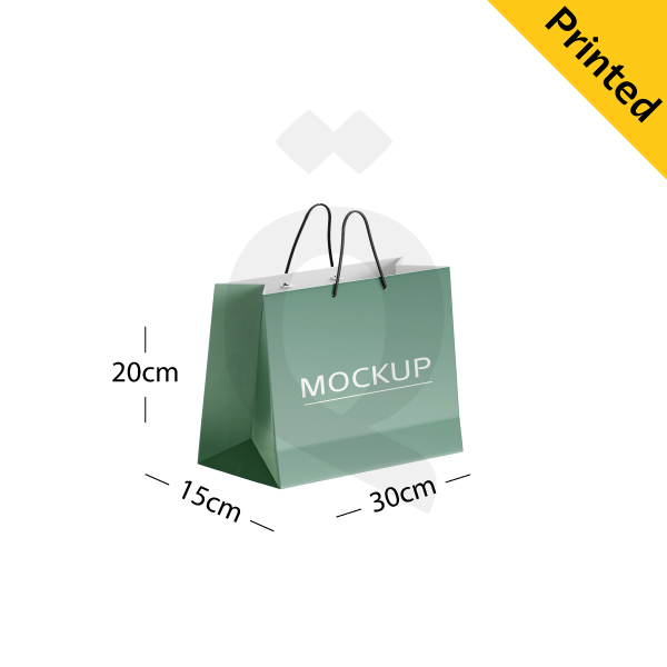 Paper bag 30x15x20cm printed