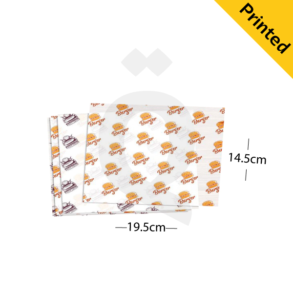 [500027] Wrapping Paper 19.5x14.5cm Printed