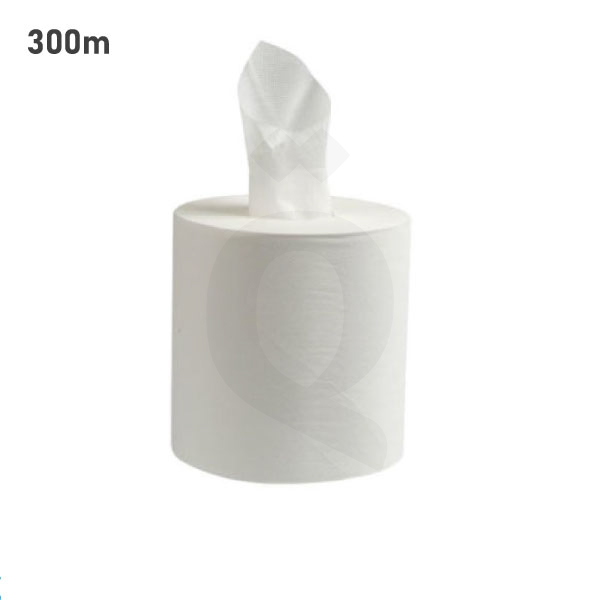 Maxi Roll White Paper Hand 350m 6/ctn