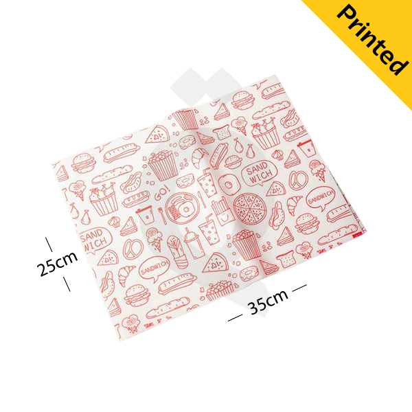 Butter Paper Printed 35x25cm