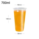 700ml PP Plastic Injection Cup 500/ctn