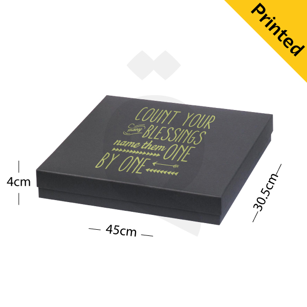 [500202] Paper Box Printed 350g size 45x30.5x4h cm