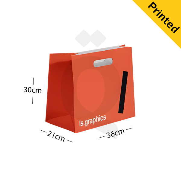 [500207] White Paper Bag 250gm 36x21x30cm