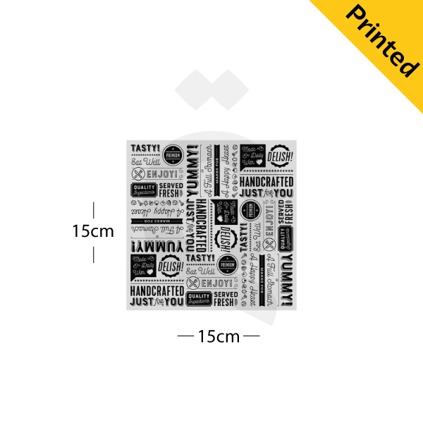 [500251] Wrapping Paper Printed 15x15cm