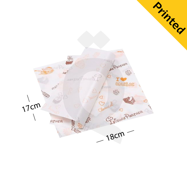 [500252] Wrapping Paper Printed 18x17cm