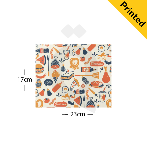 [500253] Wrapping Paper Printed 23x17cm