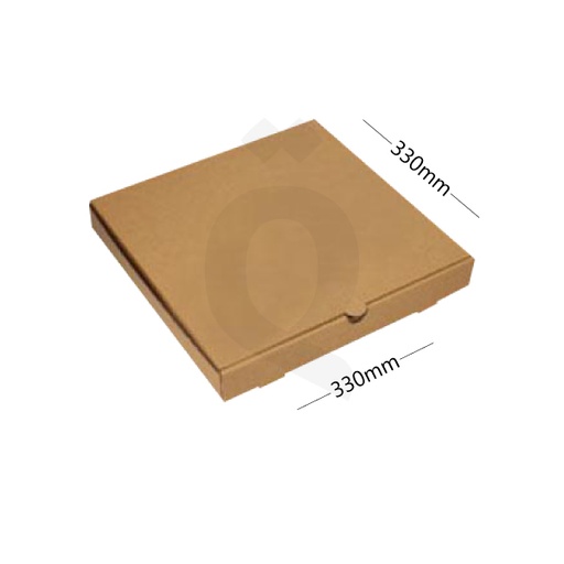 [004057] Pizza Kraft Box Size 33x33cm 50/pcs
