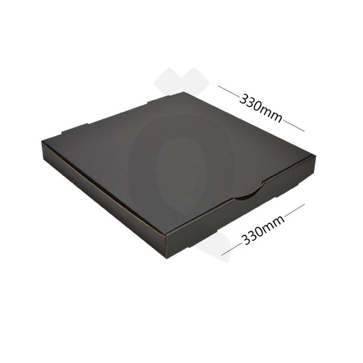 [004060] Pizza Black Box Size 33x33cm 50/pcs