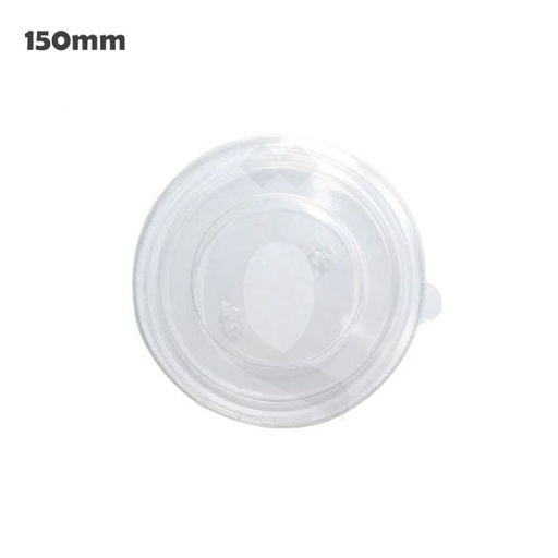 [005037] 150mm PET Plastic Salad Bowl Lid 300/ctn