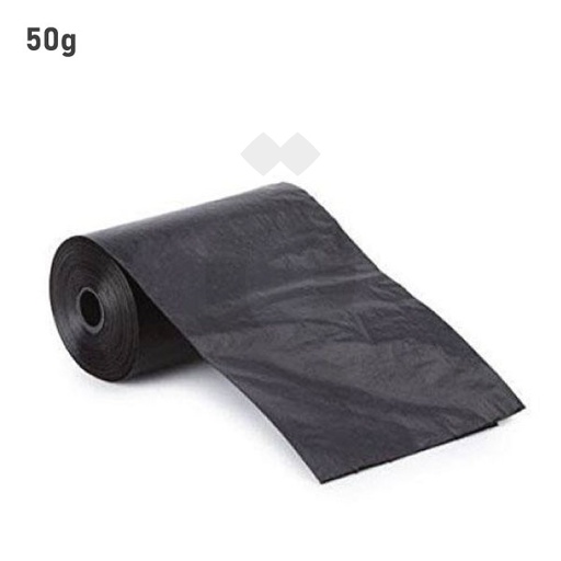 [008033] 50Gallon Black Plastic Trash Bags 10kg
