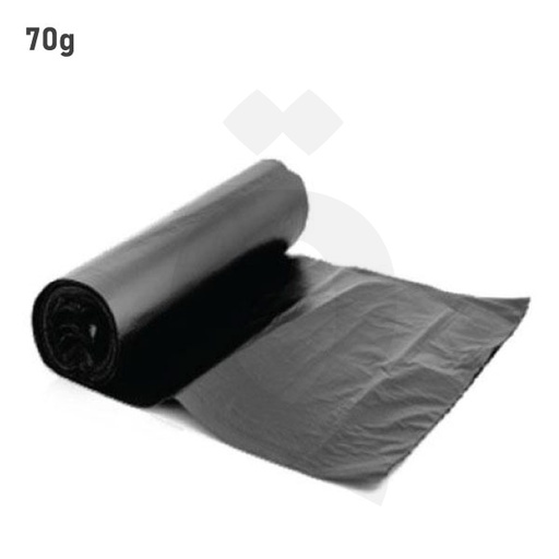 [008037] 70Gallon Black Plastic Trash Bags 10kg