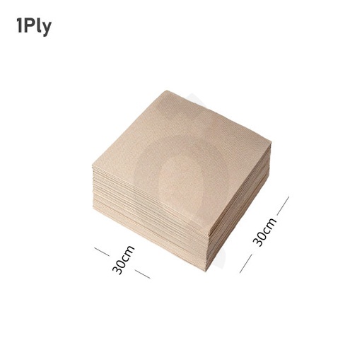 [009006] Browne Paper Napkin 30x30cm 1Ply 4000/ctn