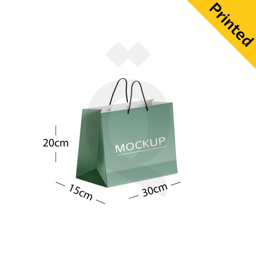 [500019] Paper bag 30x15x20cm printed