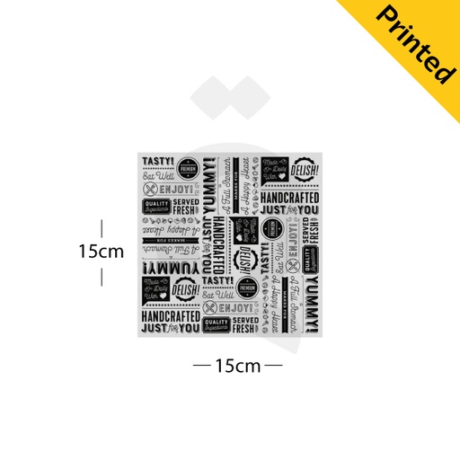 [500251] Wrapping Paper Printed 15x15cm